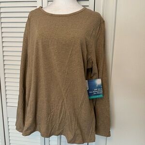 Coolibar Women's Morada Long Sleeve T-shirt, UPF 50+, XXL